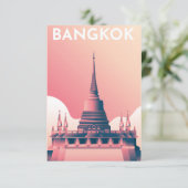 Bangkok Temple RSVP Karte (Stehend Vorderseite)