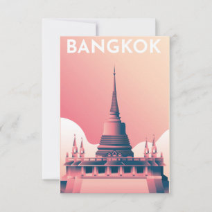 Bangkok Temple RSVP Karte