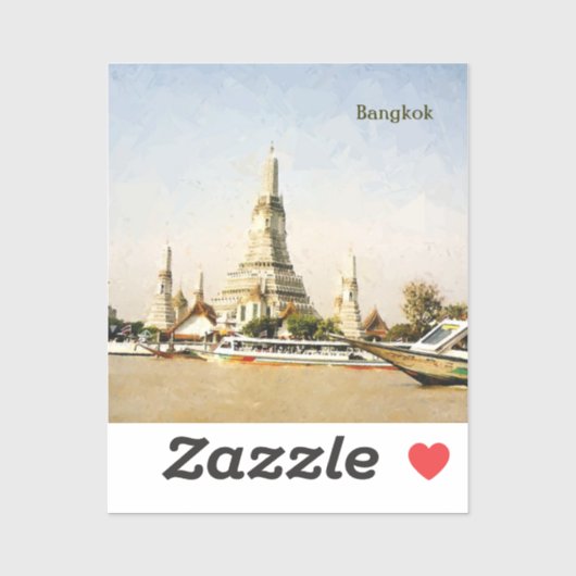 Bangkok, Thailand Aufkleber (Blatt)