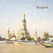 Bangkok, Thailand Aufkleber (Vorderseite)