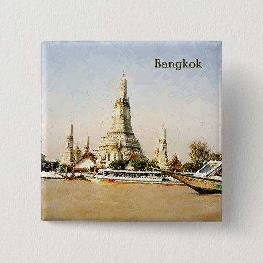 Bangkok, Thailand Button (Vorderseite)