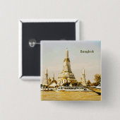 Bangkok, Thailand Button (Vorne & Hinten)
