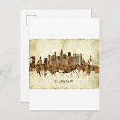 Bangkok Thailand City Einladungspostkarte (Vorne/Hinten)