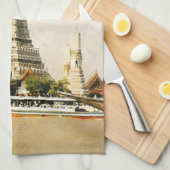 Bangkok, Thailand Geschirrtuch (Viertel Falte)