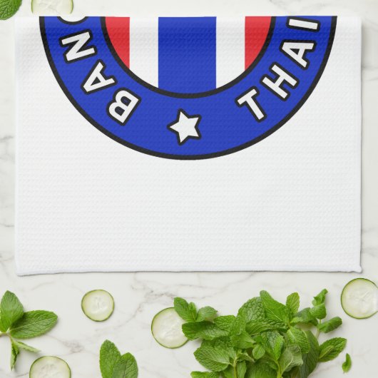 Bangkok Thailand Geschirrtuch (Gefaltet)