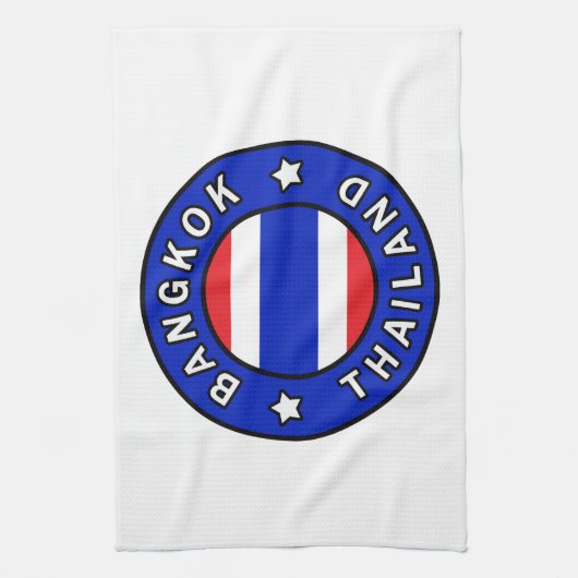 Bangkok Thailand Geschirrtuch (Vertikal)