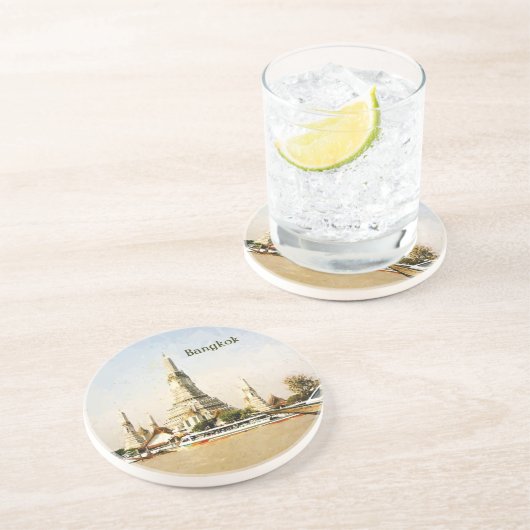 Bangkok, Thailand Getränkeuntersetzer (Seite)