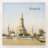Bangkok, Thailand Glasuntersetzer (Vorderseite)