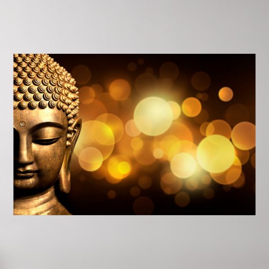 Bangkok, Thailand | Gold Buddha Poster (Vorne)