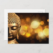 Bangkok, Thailand | Gold Buddha Postkarte (Vorne/Hinten)