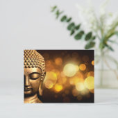 Bangkok, Thailand | Gold Buddha Postkarte (Stehend Vorderseite)