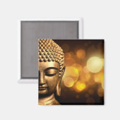 Bangkok, Thailand| Goldbuddha Magnet (Vorderseite/Rückseite)