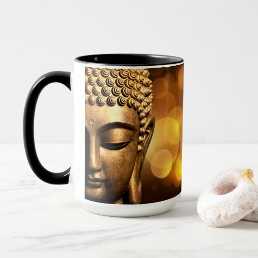 Bangkok, Thailand| Goldbuddha Tasse (Mit Donut)