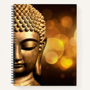 Bangkok, Thailand Goldener Buddha Notizblock