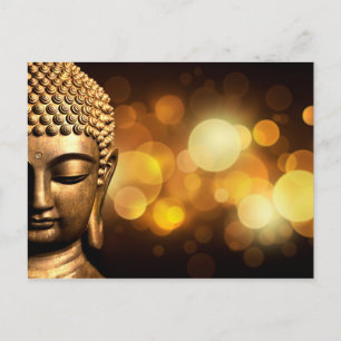 Bangkok, Thailand Goldener Buddha Postkarte