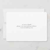 Bangkok Thailand Hochzeit in Urlaubsort Save the D Date (Rückseite)