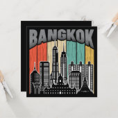 Bangkok Thailand Karte (Vorderseite/Rückseite Beispiel)