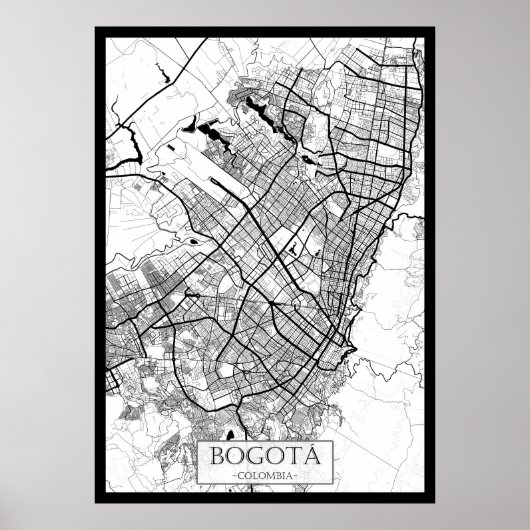 Bangkok Thailand Karte Poster (Vorne)