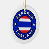 Bangkok Thailand Keramik Ornament (Rechts)