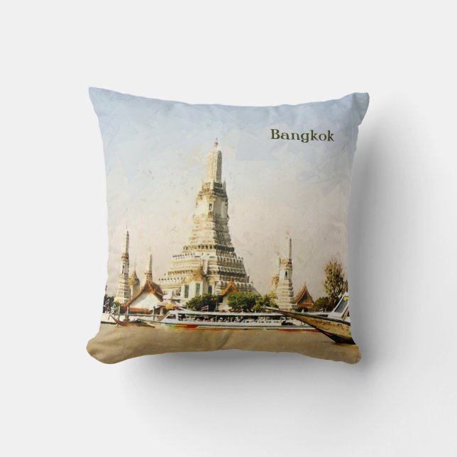 Bangkok, Thailand Kissen (Vorderseite)