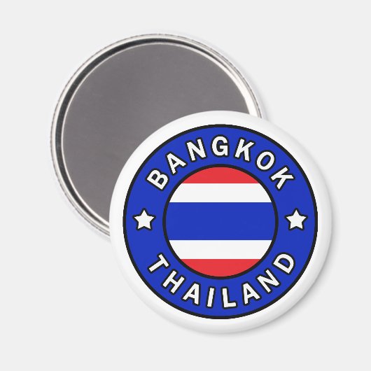 Bangkok Thailand Magnet (Vorderseite/Rückseite)