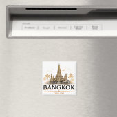 Bangkok Thailand Minimal Reise Magnet (In Situ (Geschirrspüler))
