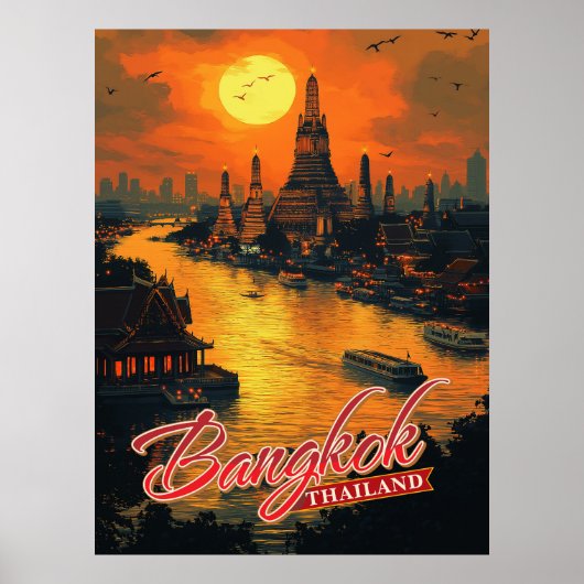 Bangkok, Thailand Poster (Vorne)