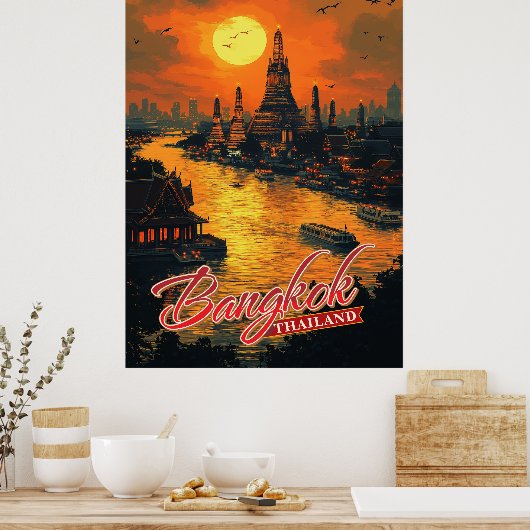 Bangkok, Thailand Poster (Küche)