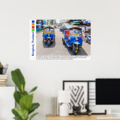 Bangkok, Thailand Poster (Heimbüro)