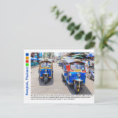 Bangkok, Thailand Postkarte (Stehend Vorderseite)