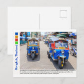 Bangkok, Thailand Postkarte (Vorne/Hinten)