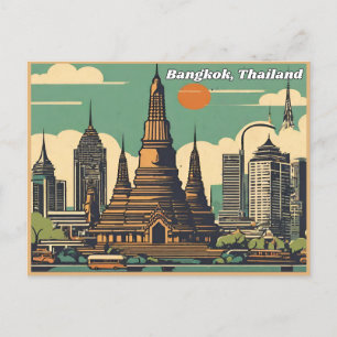 Bangkok Thailand Postkarte