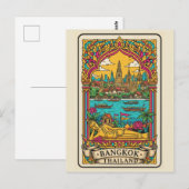 Bangkok Thailand Postkarte (Vorne/Hinten)