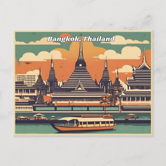 Bangkok, Thailand Postkarte (Vorderseite)