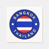 Bangkok Thailand Serviette (Vorderseite)