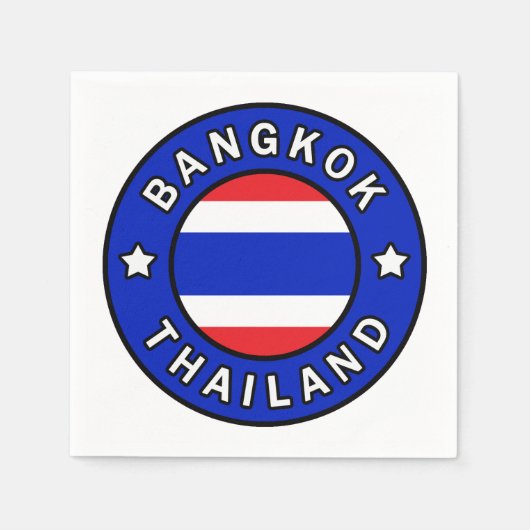 Bangkok Thailand Serviette (Vorderseite)