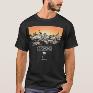 bangkok thailand Skyline Vacation Souvenir Stadt L T-Shirt
