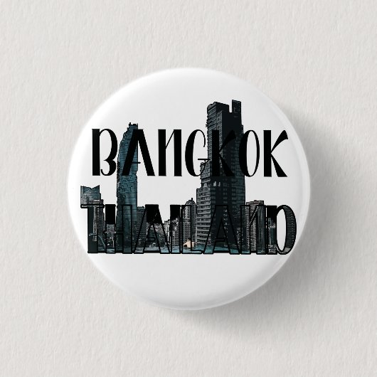 Bangkok Thailand - Stadt, Reisen, Thailand Button (Vorderseite)