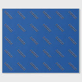 Bangkok Thailand Thailändische Flaggenfarben Typog Geschenkpapier (Flach)