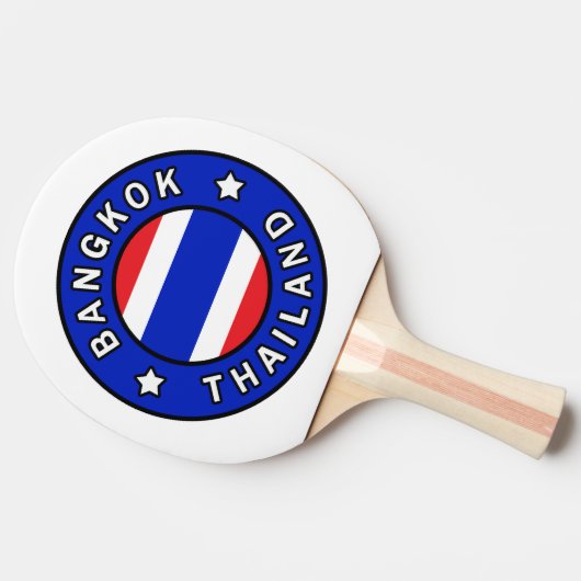 Bangkok Thailand Tischtennis Schläger (Seitenansicht)