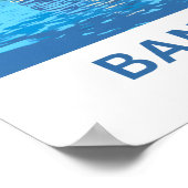 Bangkok Thailand Travel Print Poster (Ecke)