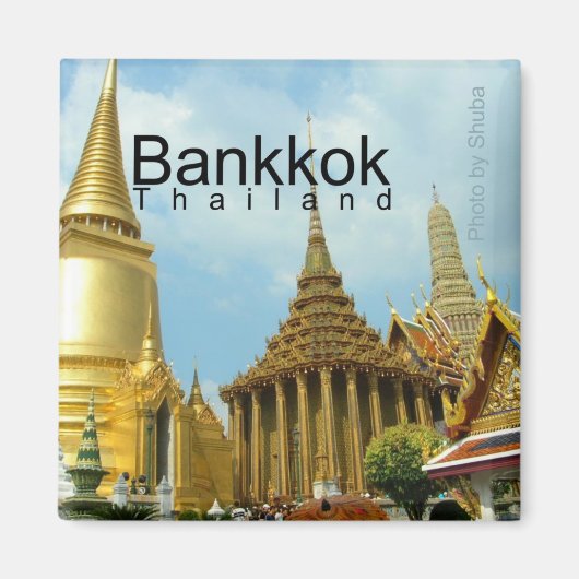 Bangkok Thailand Travel Souvenir Magnet (Vorne)