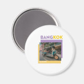 BANGKOK THAILAND TUKTUK DESIGN MAGNET (Vorderseite/Rückseite)