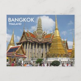 Bangkok Thailand Wat Phra Kaew Emerald Buddha Postkarte