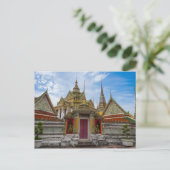 Bangkok, thailändischer Tempel Postkarte (Stehend Vorderseite)