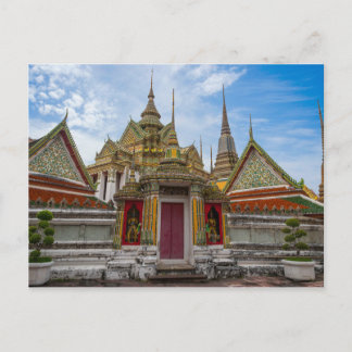 Bangkok, thailändischer Tempel Postkarte