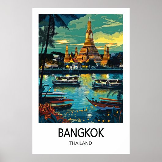Bangkok Travel Poster (Vorne)