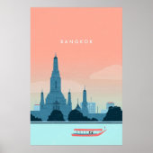Bangkok travel poster (Vorne)