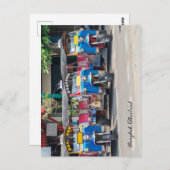 Bangkok Tuk Tuks Postkarte (Vorne/Hinten)