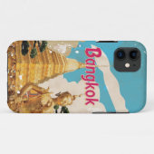 Bangkok Vintage Travel Poster Case-Mate iPhone Hülle (Rückseite (Horizontal))